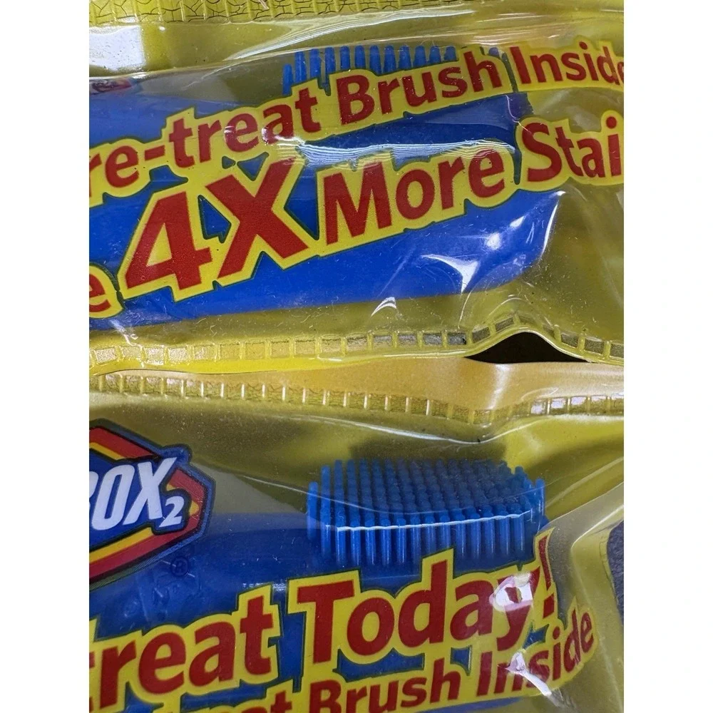Vintage Clorox2 Pre-Treat Brush Lot Of 2 NOS Laundry Stain Remover Applicators